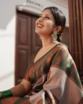 Bottle Green Pure Soft Semi-Silk Saree with Exquisite Blouse Piece -Suratm
