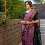 Lilac Purple Saree 1