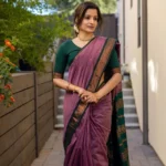 Lilac Purple Saree 1