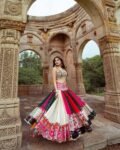 Exquisite Printed Lehenga Choli Set in Heavy Muslin Cotton with Heavy Dupatta